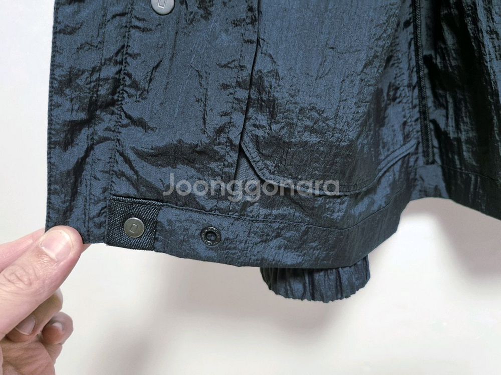 남성M 정가16만 내셔널지오그래픽 와펜 우븐 바람막이--7