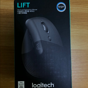 로지텍 LIFT 컴펙트 인체공학 무선 버티컬 마우스