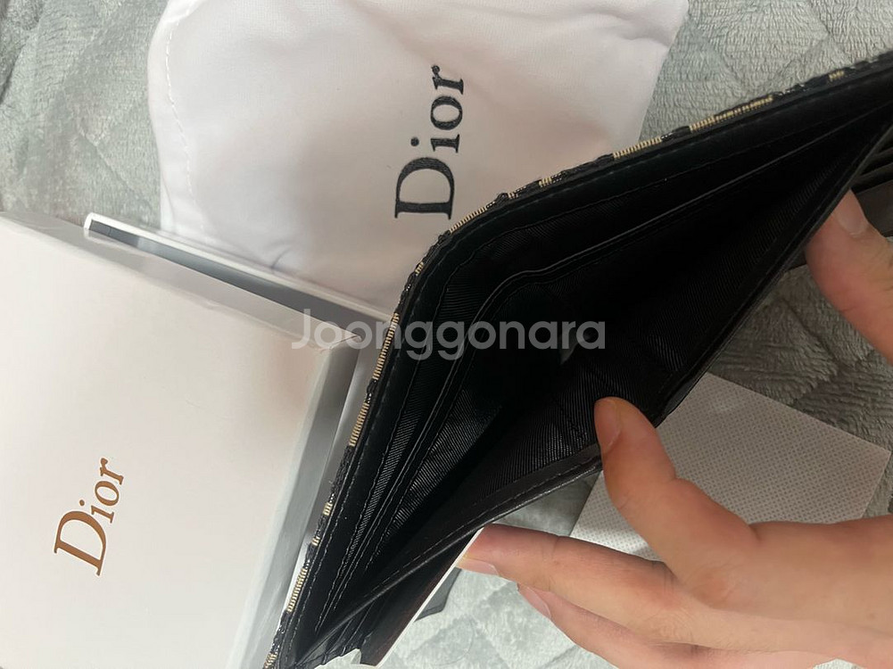 디올 오블리크 반지갑--3