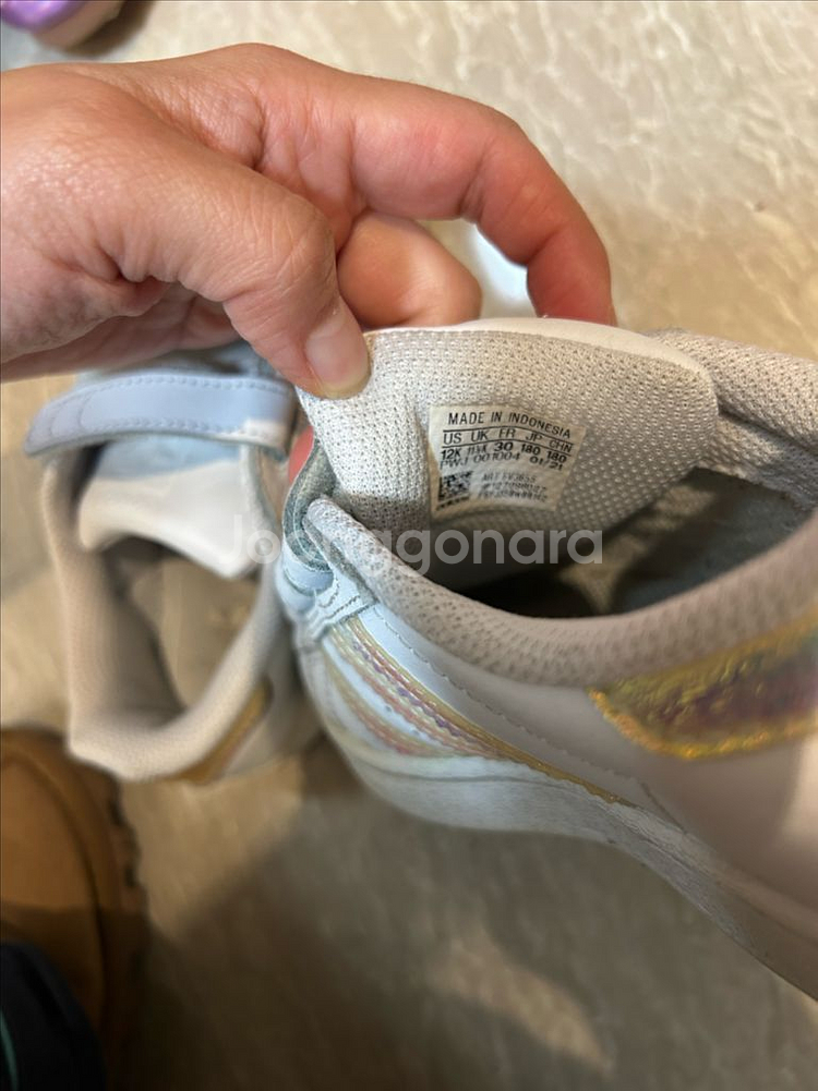 유아 아디다스 운동화 180--4