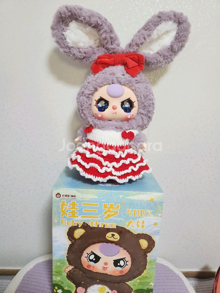 베이비돌 400%버젼1 시크릿 보라토끼--1