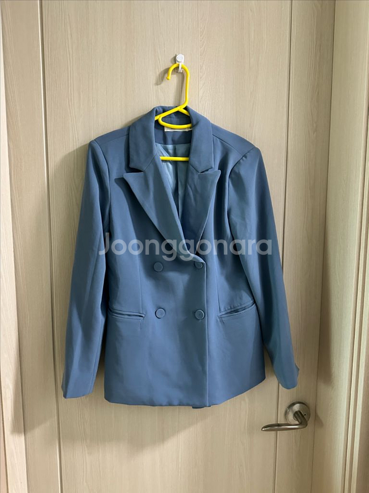 옷장정리ㅣ정장세트 정장셋업세트 블루수트셋업 오버핏자켓--0