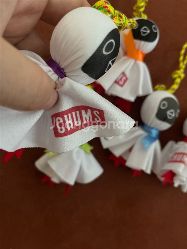 CHUMS 인형 키링 5종 세트/ 텐트장식--3