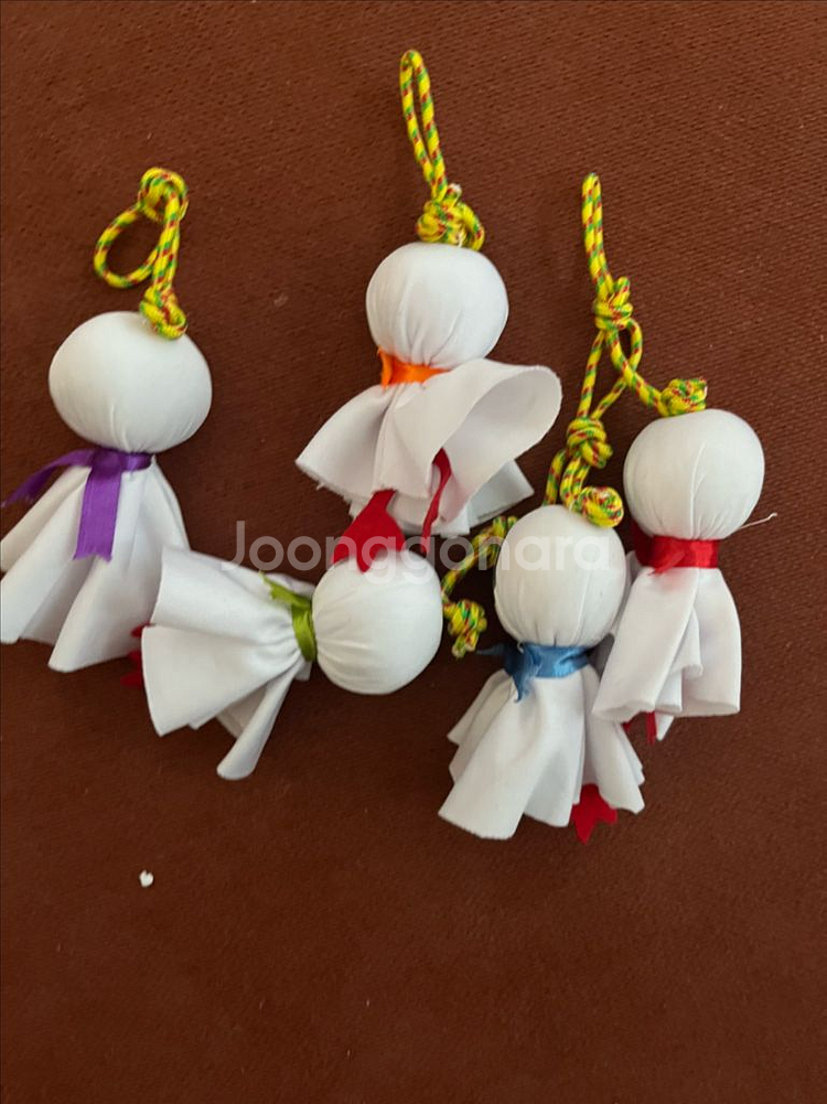 CHUMS 인형 키링 5종 세트/ 텐트장식--4