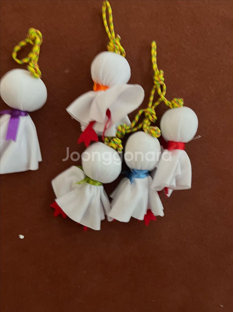 CHUMS 인형 키링 5종 세트/ 텐트장식--5