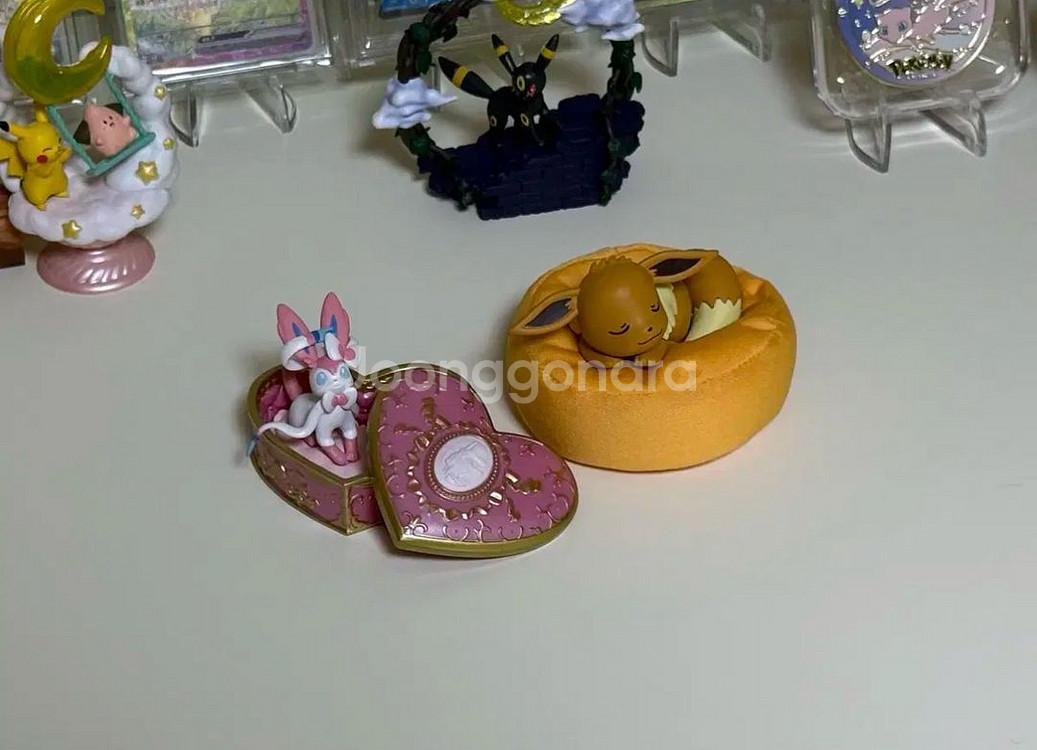 리멘트 피규어 님피아, 잠자는 이브이 피규어 일괄 판매--1