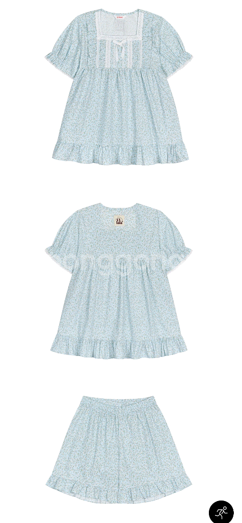 울랄라 파자마 루아나 반팔 투피스--7