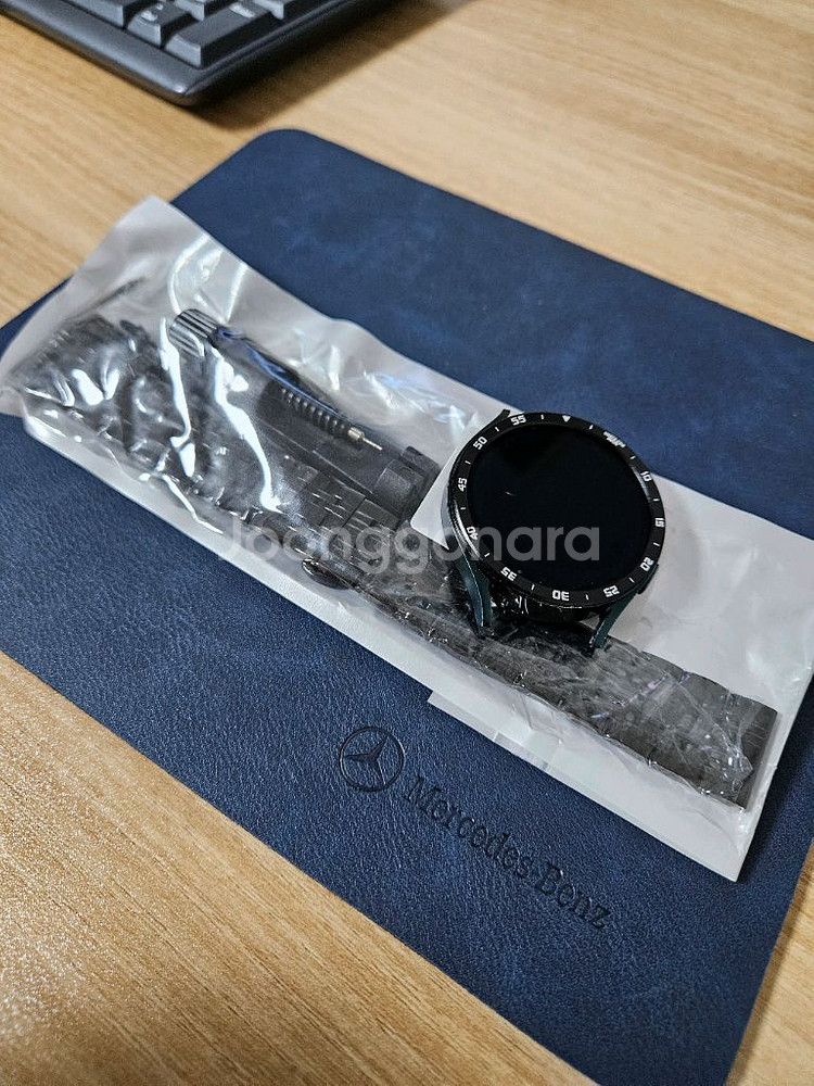 블랙 메탈 시계줄 + 공구 세트 20mm 304L써지컬--6