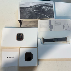 애플 워치 울트라 2 내추럴 49mm 리퍼 후 미사용