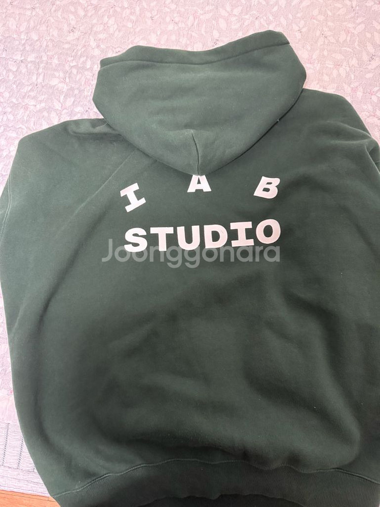 아이앱 딥그린 후드티--1