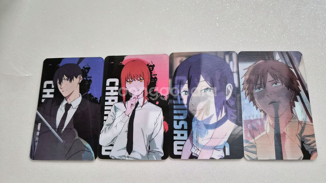 레제 등 체인소맨 렌티큘러 포토카드 4종 판매--0