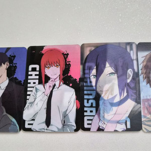 레제 등 체인소맨 렌티큘러 포토카드 4종 판매