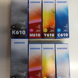 삼성 정품 잉크 K610, M610, Y610, C610 4색 세트