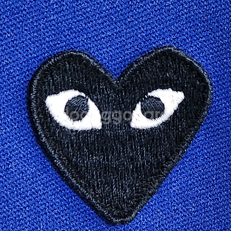 M 꼼데가르송 블루 블랙와펜 남성 후드집업 AZ-T25--2