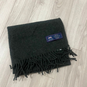 아브라함문 메리노울 머플러 다크그린