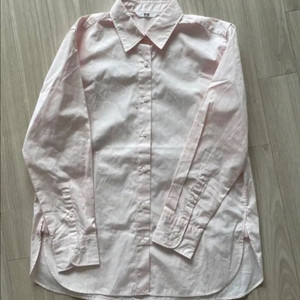 유니클로 셔츠 연분홍 S