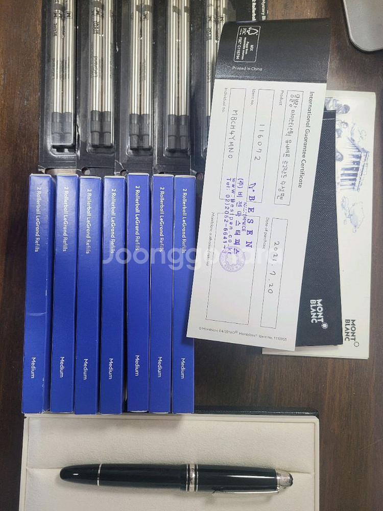몽블랑. 마이스틱스틕 유니세프. 르그란드 수성펜--0