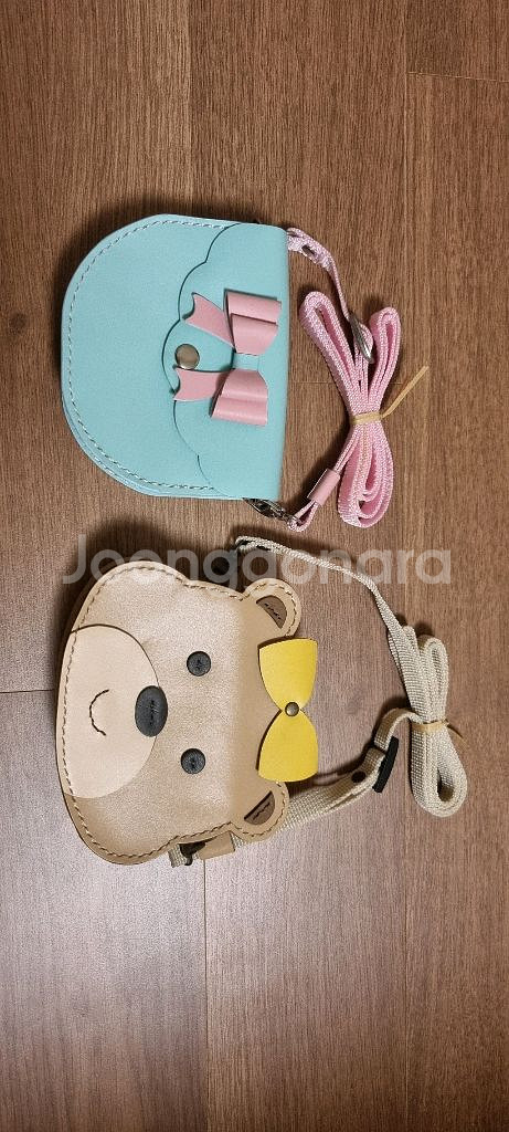 헨드메이드 소가죽 여아 가방--0