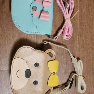 헨드메이드 소가죽 여아 가방