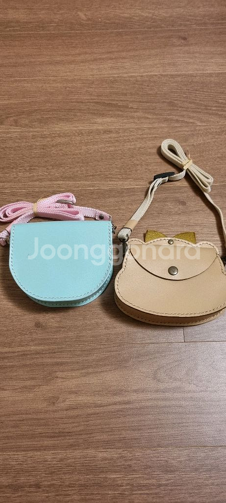 헨드메이드 소가죽 여아 가방--1