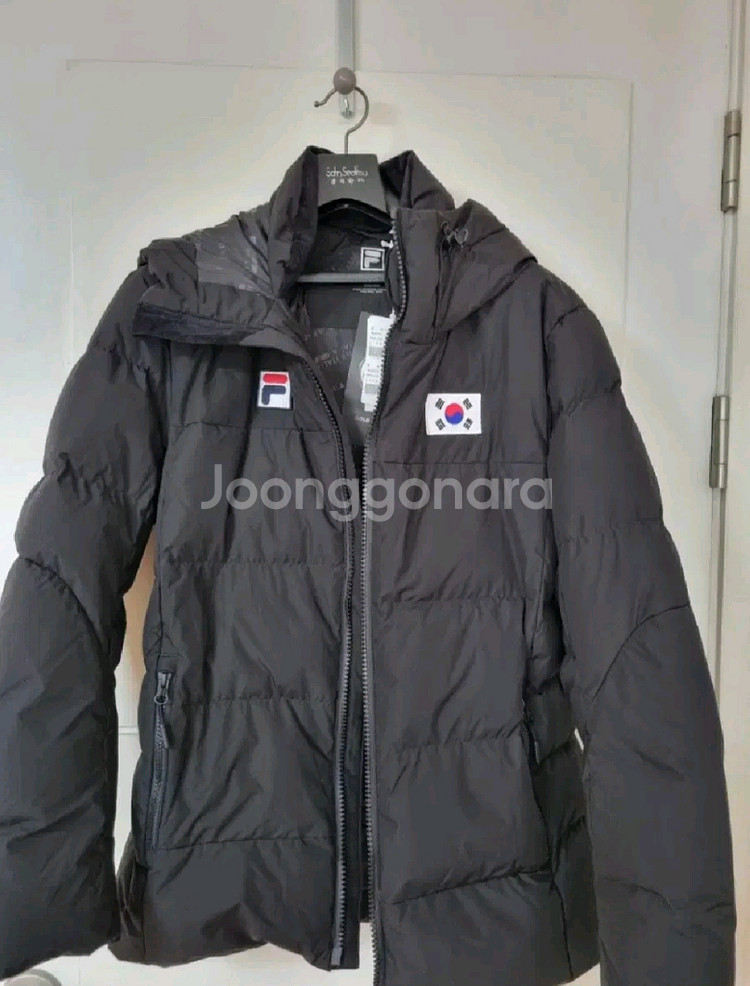 국가대표 지급용 휠라 다운 패딩 실95사이즈 새제품--0