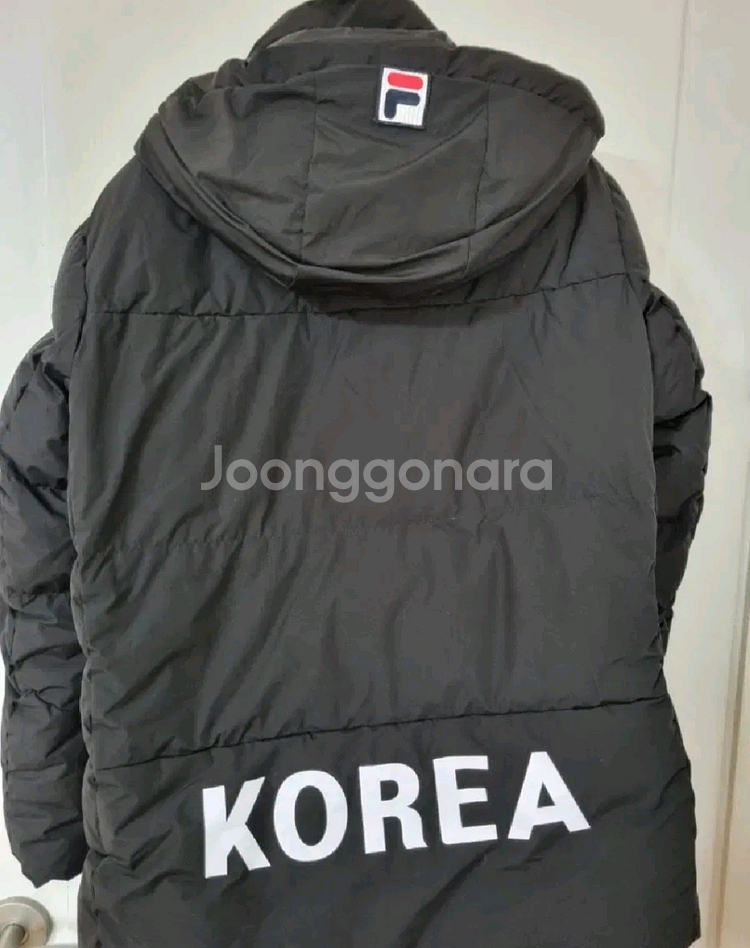 국가대표 지급용 휠라 다운 패딩 실95사이즈 새제품--2