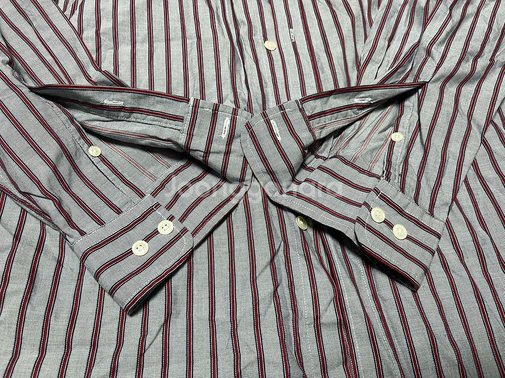 (거의새것) 올젠 OLZEN 스트라이프 면 셔츠 105--3