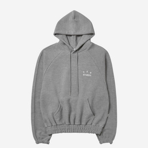 [L] 아이앱 스튜디오 헤링본 후드 그레이 화이트