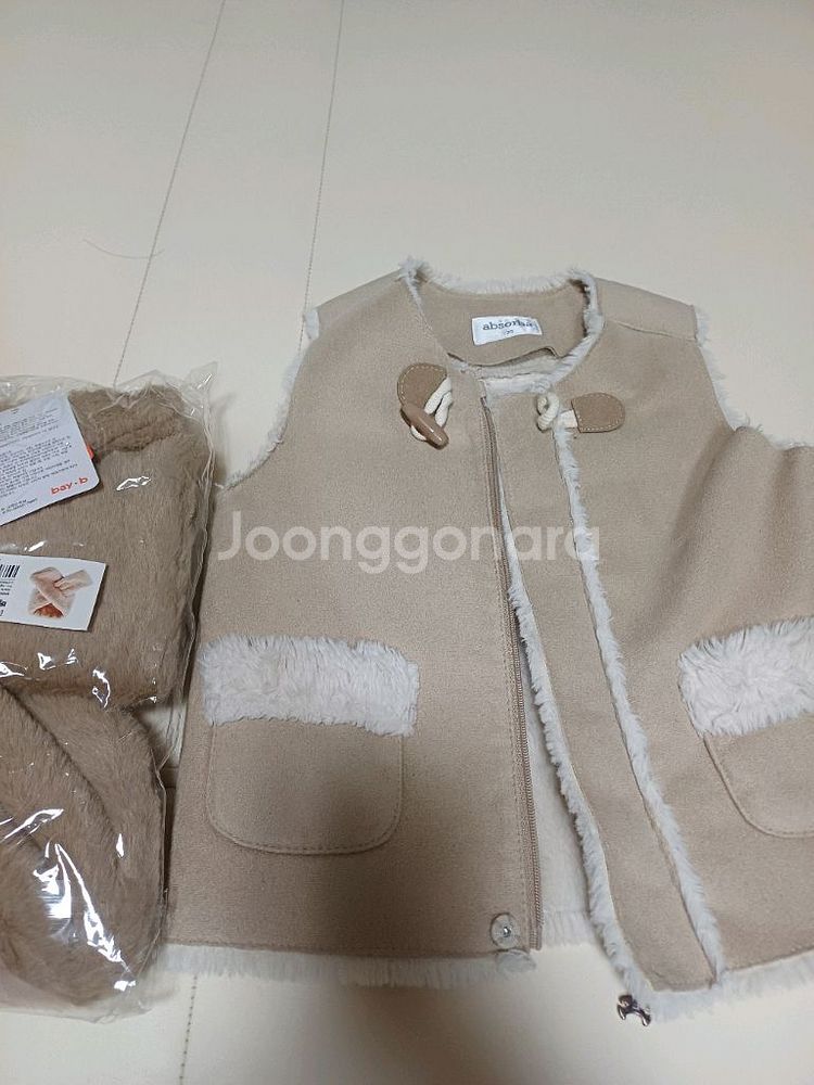 유아 간절기 외투 퀼팅 자켓 + 조끼 + 코트 일괄--0