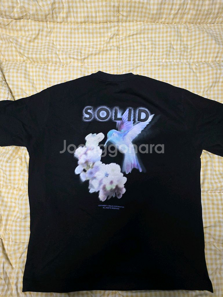 솔리드옴므24ss허밍버드 48사이즈 반팔 팝니다--0