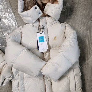 캉골키즈 숏패딩 120 새상품