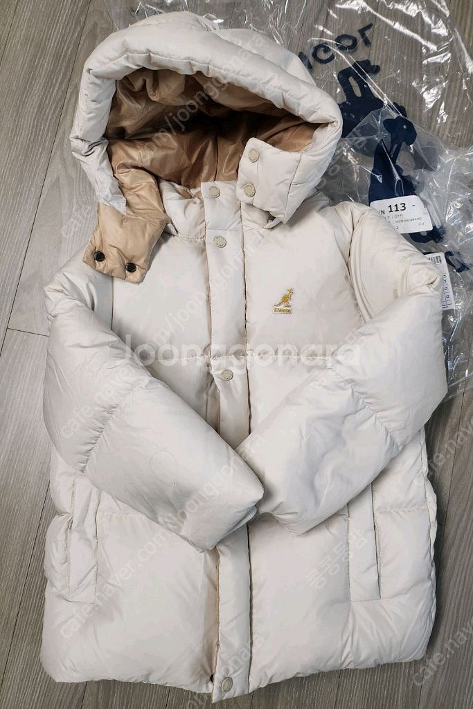 캉골키즈 숏패딩 120 새상품--2