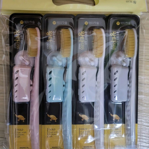 왕타칫솔 골드, 미니, 화이트, 블랙 패키지