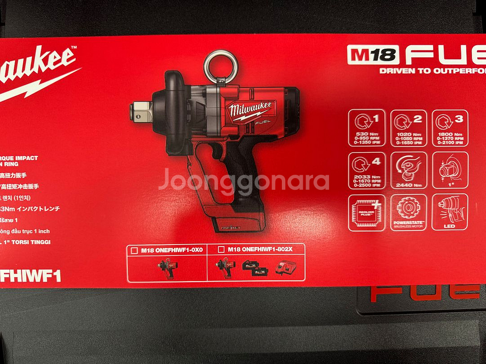 (새제품) 밀워키 렌치 M18 ONEFHIWF1--0
