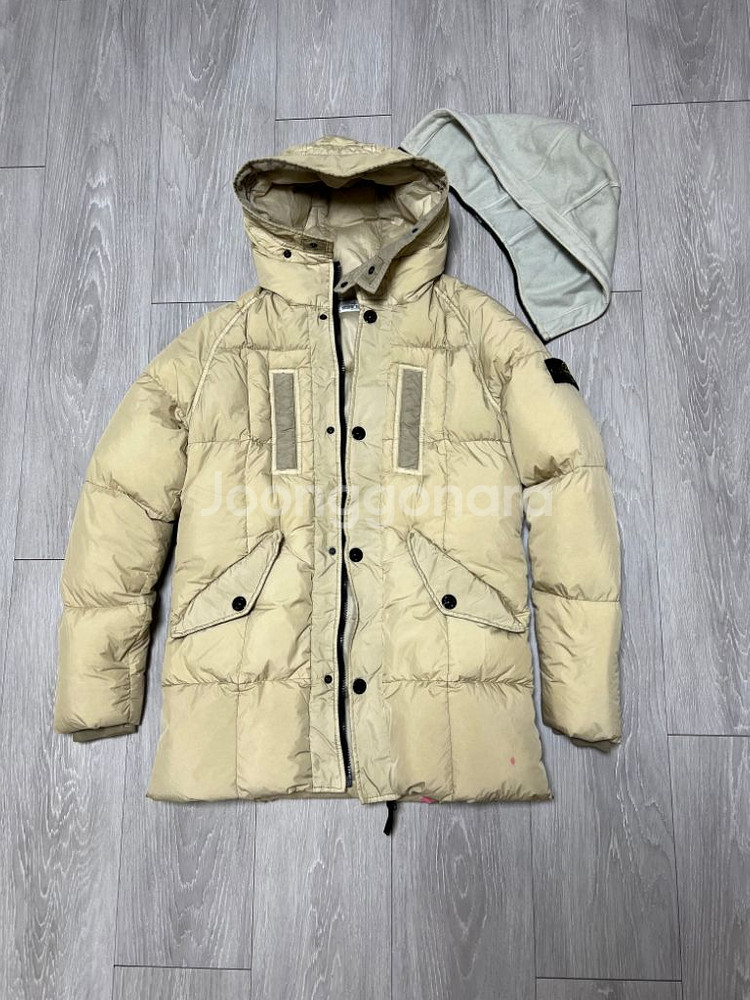 정품 한글택 스톤아일랜드 롱패딩 키즈 14Y 55-66--1