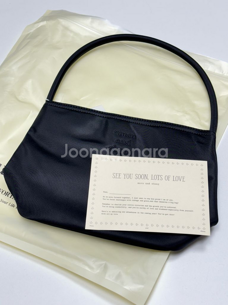 무쿠앤에보니 가방 블랙 새상품--2