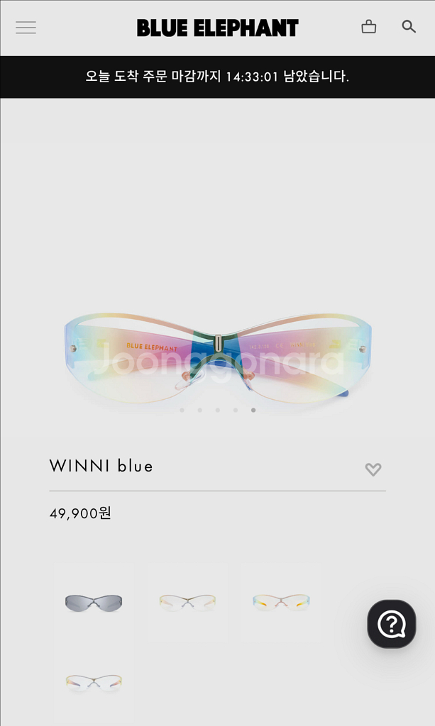 블루엘리펀트/ WINNI blue 선글라스/ 러닝선글라--0