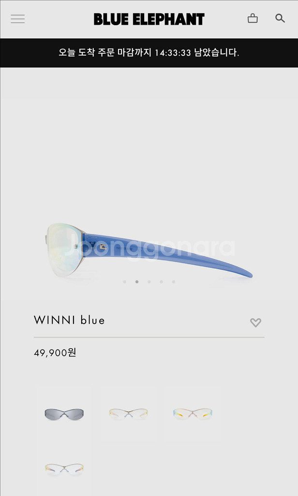 블루엘리펀트/ WINNI blue 선글라스/ 러닝선글라--3