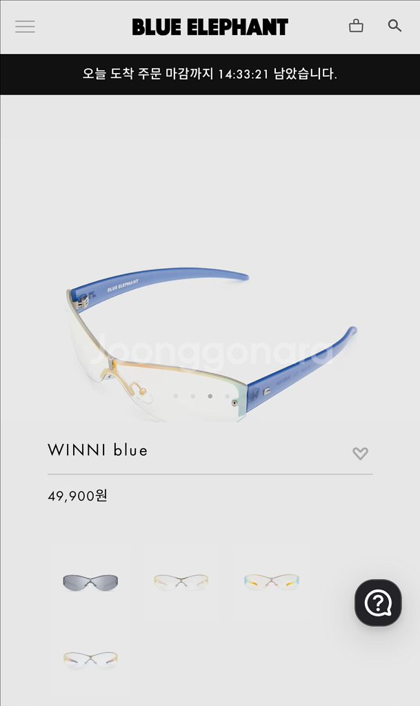 블루엘리펀트/ WINNI blue 선글라스/ 러닝선글라--2