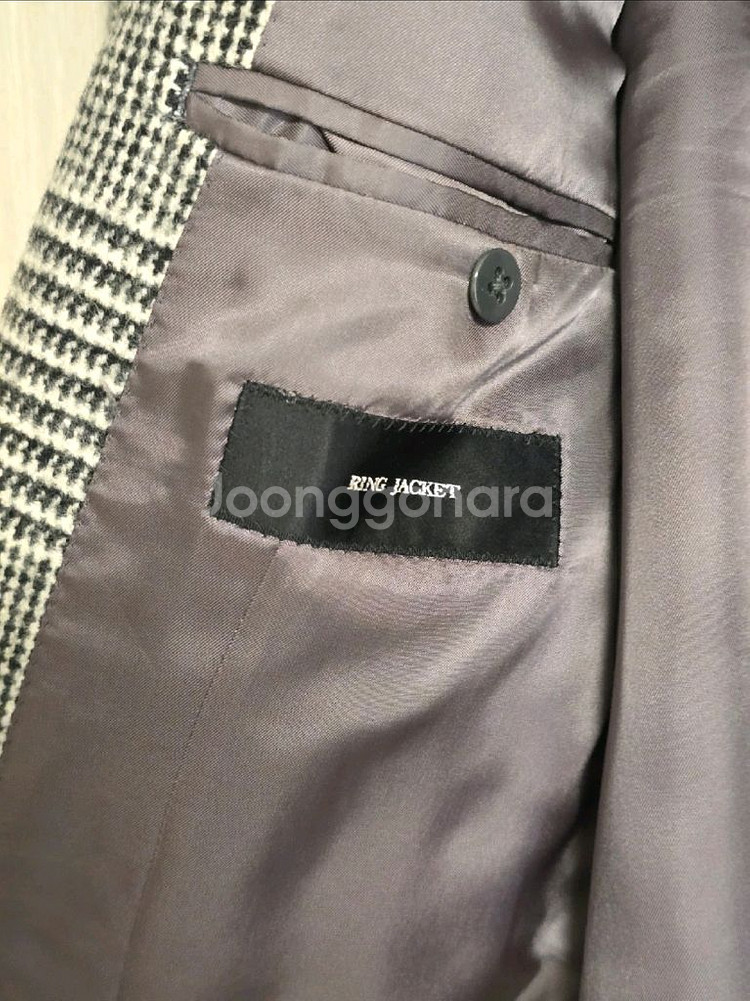 링자켓 rc-63 싱글코트 글렌체크 48--4