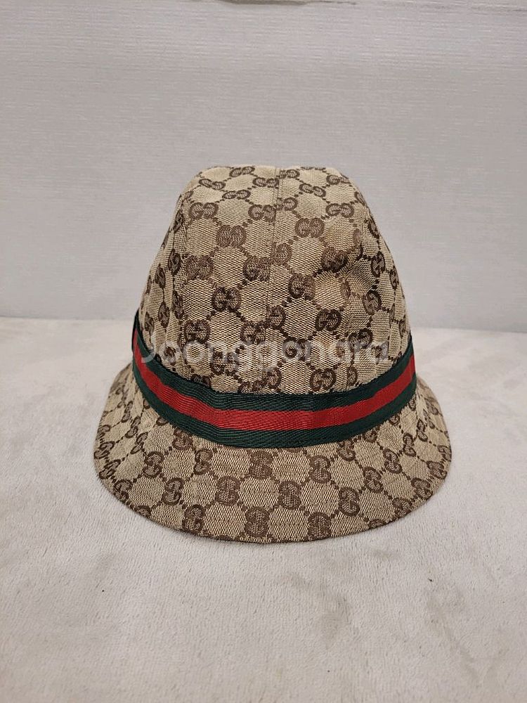 구찌 GG 로고 버킷햇 모자 M--3