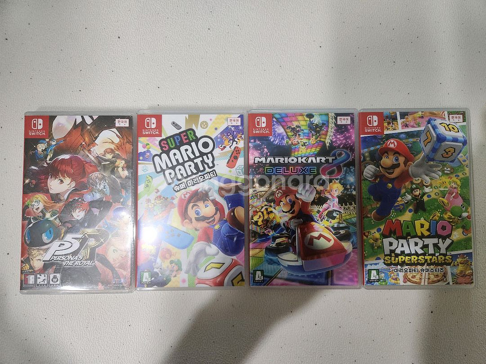 닌텐도 스위치 칩 페르소나5로얄 마리오파티,8디럭스,등--0