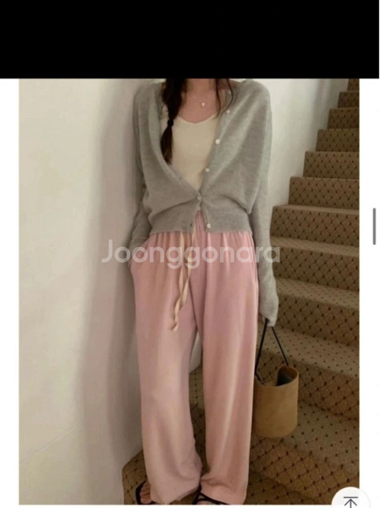 프리티영띵 심플리밴딩 핑크 새제품 사이즈 프리--0