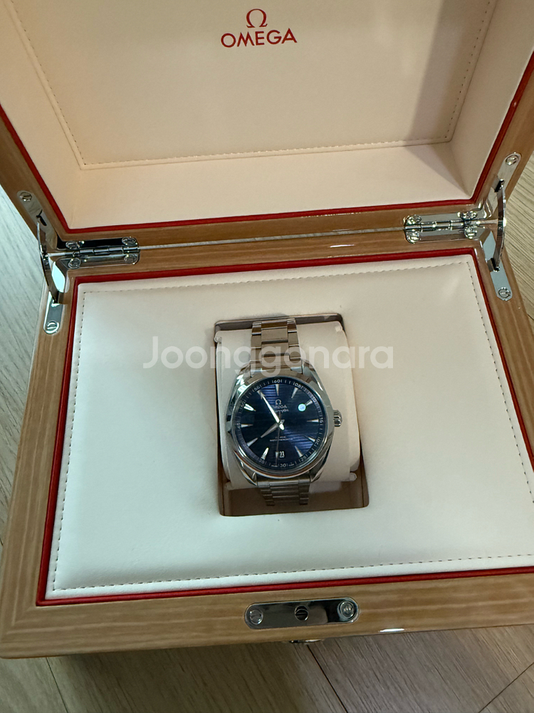 오메가 아쿠아테라 청판 41mm--0