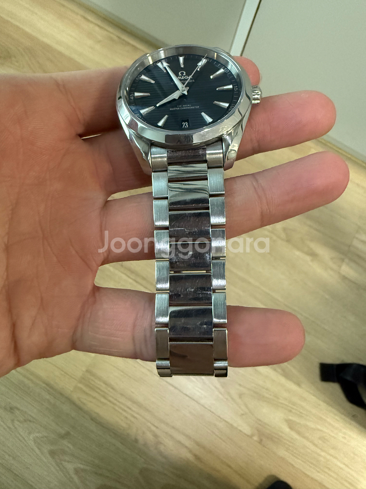 오메가 아쿠아테라 청판 41mm--4