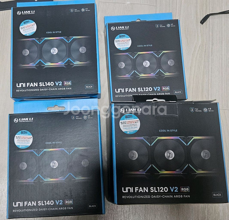 리안리 sl120/140 v2 시스템팬 각개가능--0