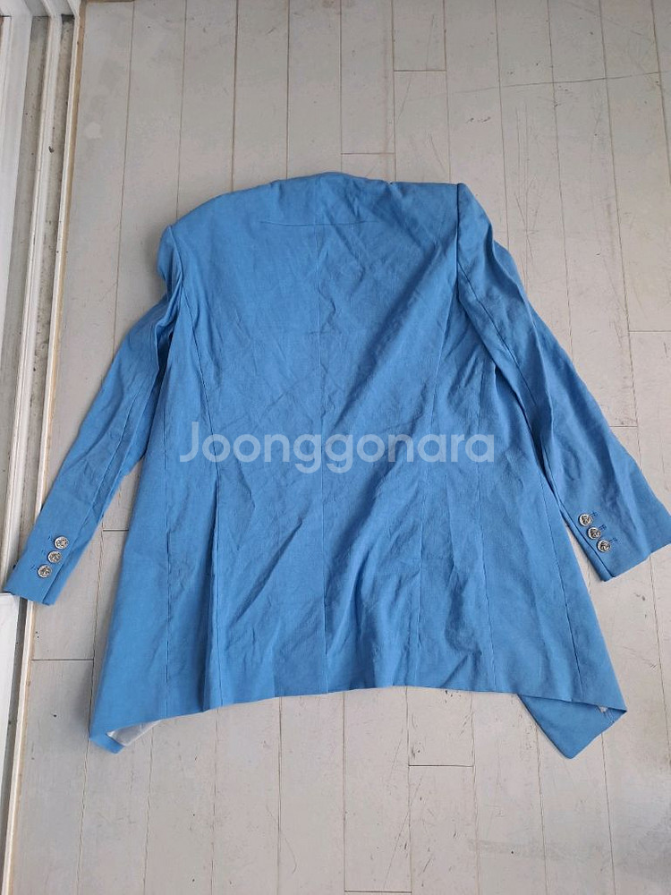 TIME 여성 린넨 블레이저입니다--5