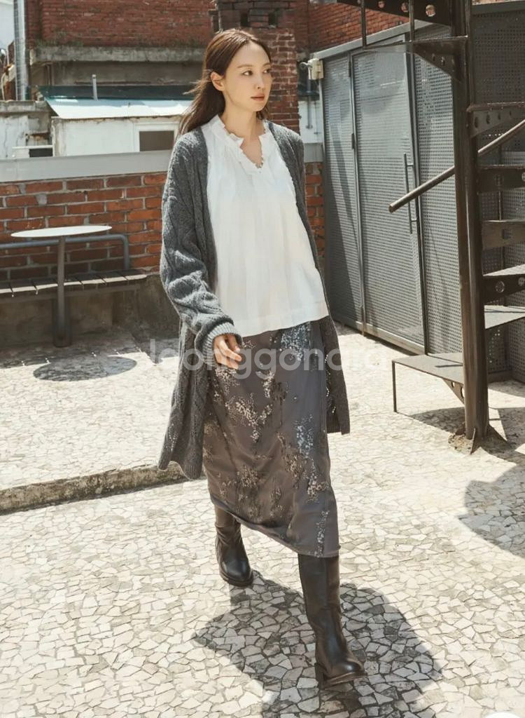 지스튜디오 실크코튼 블라우스(이너포함)--1