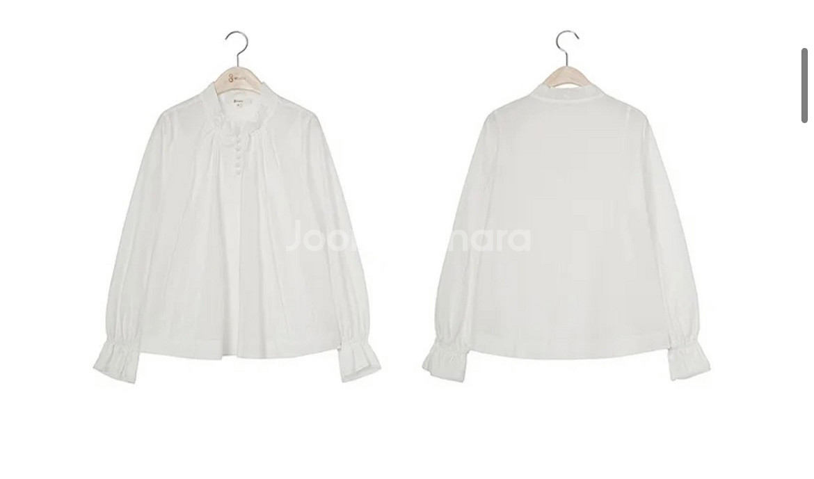 지스튜디오 실크코튼 블라우스(이너포함)--2