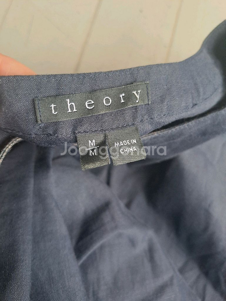 Theory 브랜드의 린넨 혼방 원피스--5